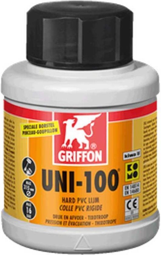 injecteren delen overdracht Bison GriffonHard-PVC-lijm UNI-100pot 500ml - Kiwa Komo | bol.com