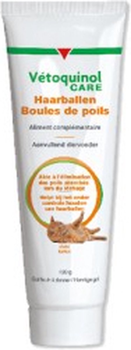 Vétoquinol Care Haarballen voor katten 3 x 120 g