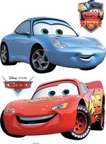 Disney muursticker Cars blauw en rood - 600178 - 65 x 85 cm