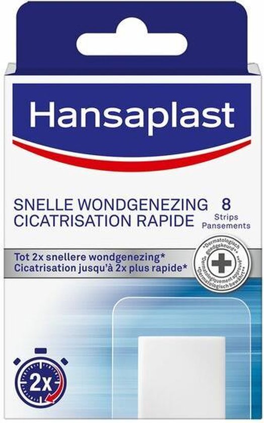 twintig wijsvinger klink Hansaplast Snelle Wondgenezing Pleisters - 8 strips | bol.com