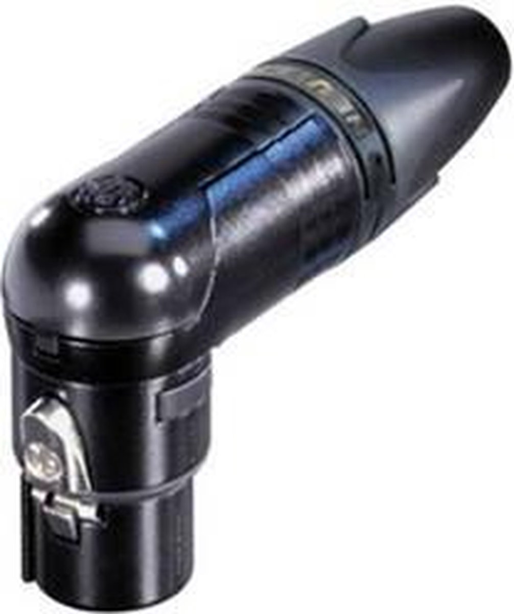 Neutrik NC10FRX-14-B R/A Cable Con. Fem. 8+2P XX B Haakse XLR connector kabeldeel