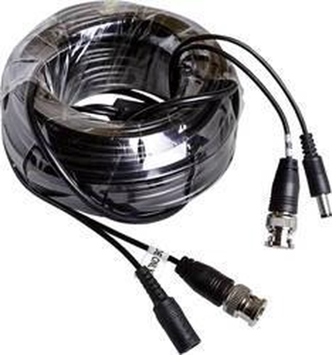 m-e modern-electronics 55322 Camera, Video, Stroom Verbindingskabel 18.5 m Zwart