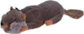Dogs Collection Hondenknuffel Bever 43 Cm Pluche Grijs