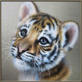 Diamond painting - Welpje - 20x20cm - Hobby - Diamond schilderen - Kinderen - Dieren
