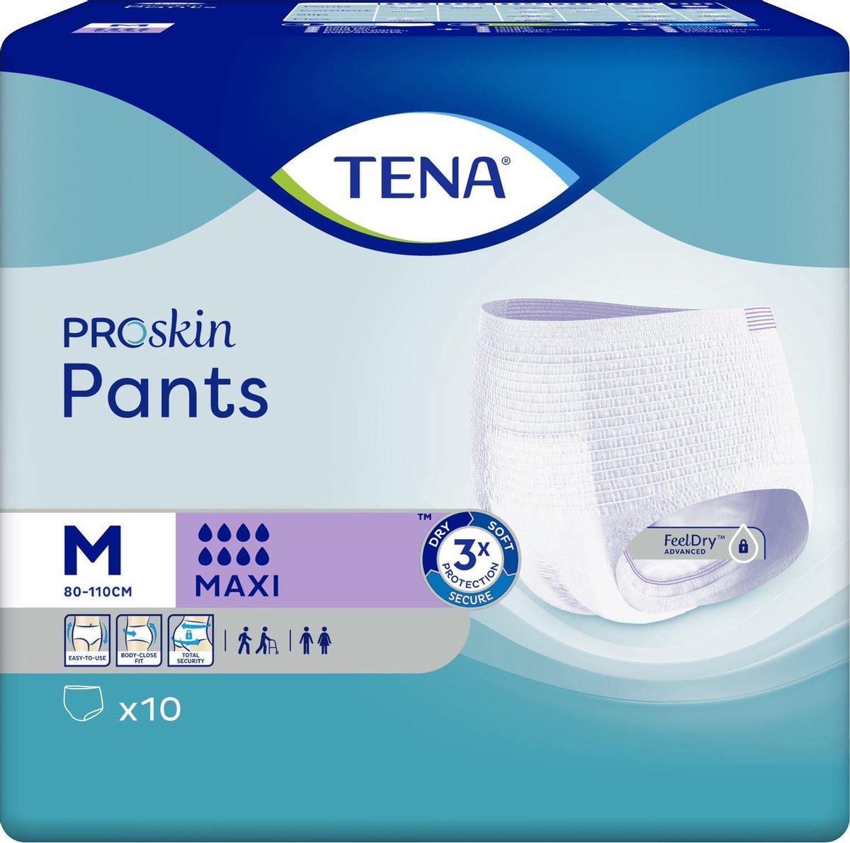 Goedkoopste Tena Pants Maxi Medium - 1 pak van 10 stuks