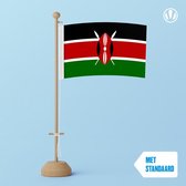 Tafelvlag Kenia 10x15cm | met standaard
