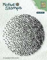 TXCS015 Texture Clear Stamps Confetti - Nellie Snellen stempel rond - Motive stamps puntjes