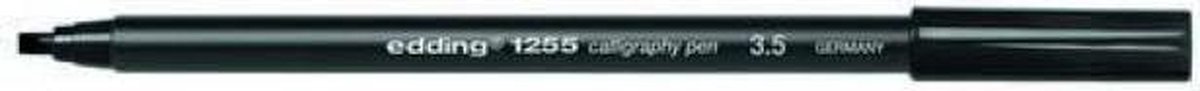 Kalligrafiepen edding 1255 zwart 3.5mm - 10 stuks