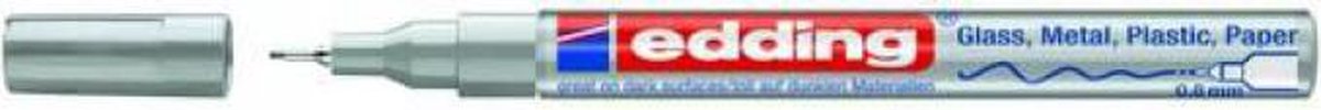 edding-780 glanslakmarker zilver 10ST 0,8 mm / 4-780-9-054