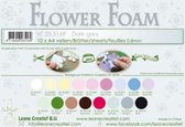 10 Flower foam sheets A4 0.8mm. Dark grey
