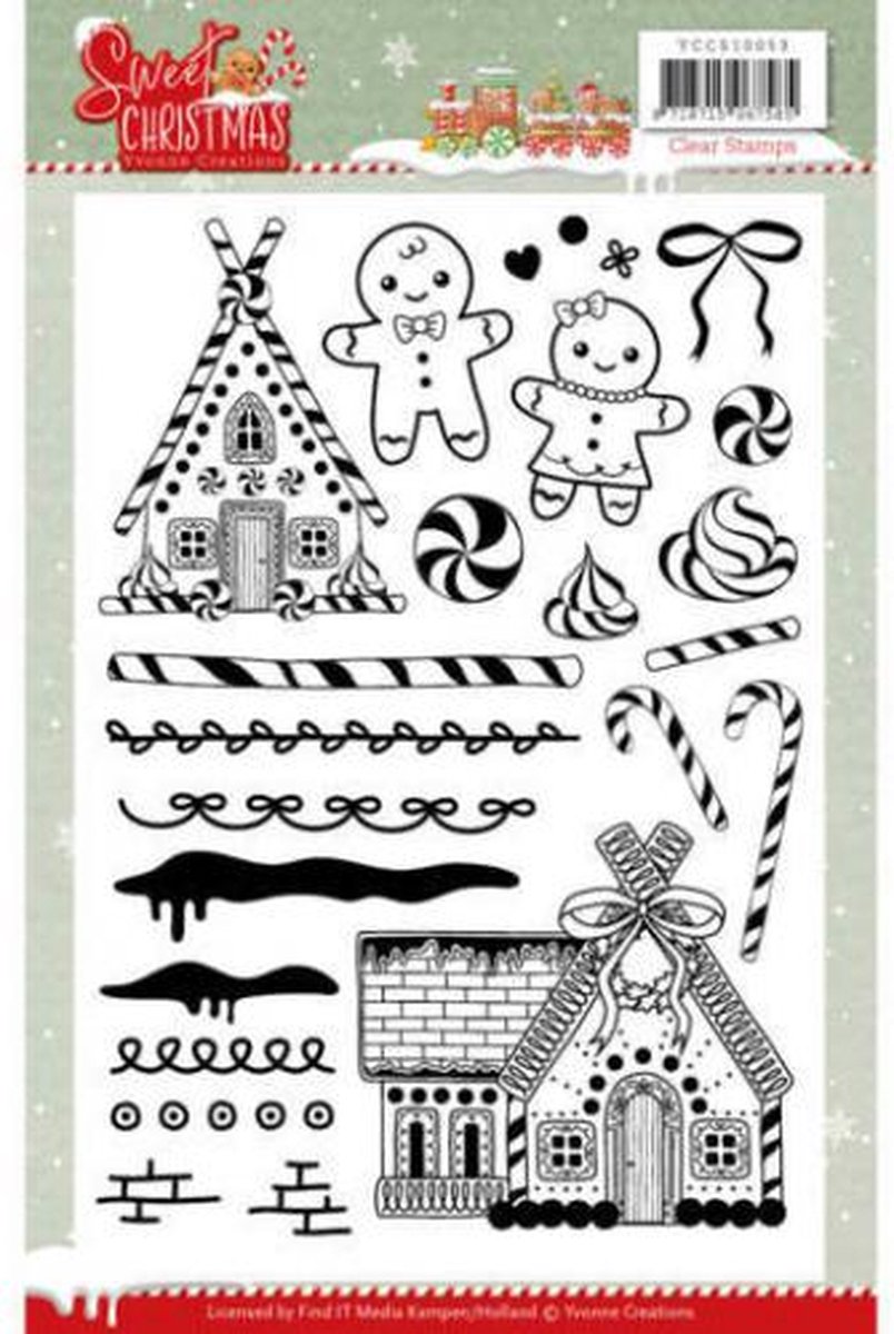 Clear Stamps - Yvonne Creations - Sweet Christmas