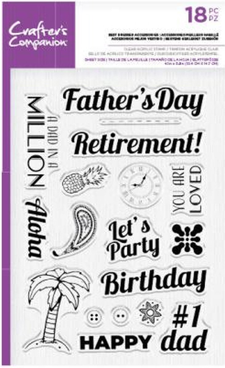 Clear Stamps Best Dressed Accessories (CC-ST-CA-BEDR)
