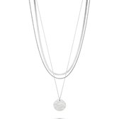 QOOQI Dames ketting 925 sterling zilver One Size Zilver 32013624