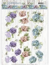 Roses - Winter Flowers 3D-Knipvel Precious Marieke 10 stuks