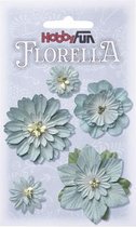FLORELLA-Bloemen Lichtblauw, 2-5cm
