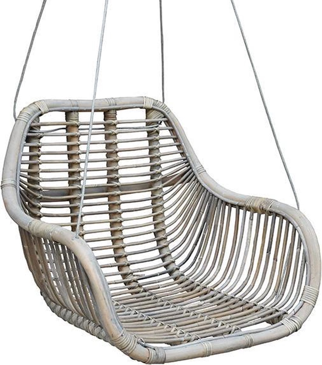Rotan Hangstoel Fly Greywash - 66x65xH49 cm