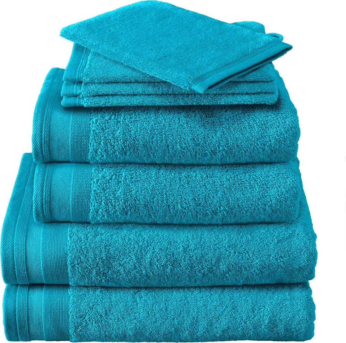 De Witte Lietaer excellence badhanddoek lagoon blauw 70/140cm
