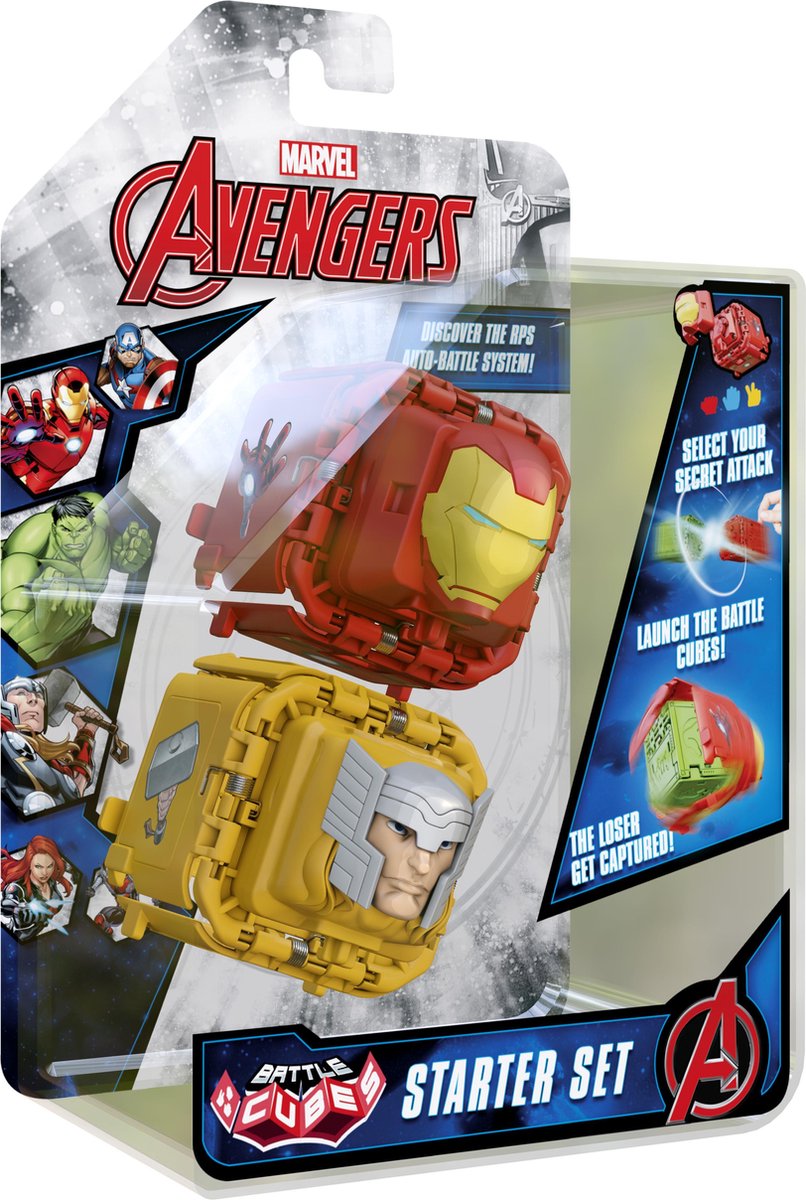 hebben Geboorte geven Rentmeester Marvel Avengers Battle Cube - Iron Man VS Thor - Battle Fidget Set | bol.com
