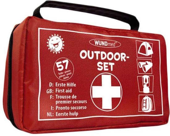 gebroken hospita Ongemak Verbanddoos EHBO kit in handige tas voor onderweg, 57 delig - EHBO koffer -  EHBO doos... | bol.com