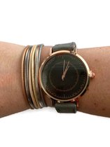 UITVERKOOP !!! Petra's Sieradenwereld - Horloge met leren armband multikleur (26)