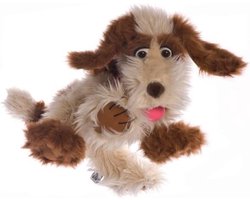 Living Puppets - Handpop - Tillmann de hond - 43cm