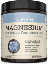 NatureWise - Magnesiumpoeder voor zenuw- en energieondersteuning - (303,6 gr)
