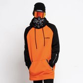 Waterdichte heren hoodie Orange/Black S/M