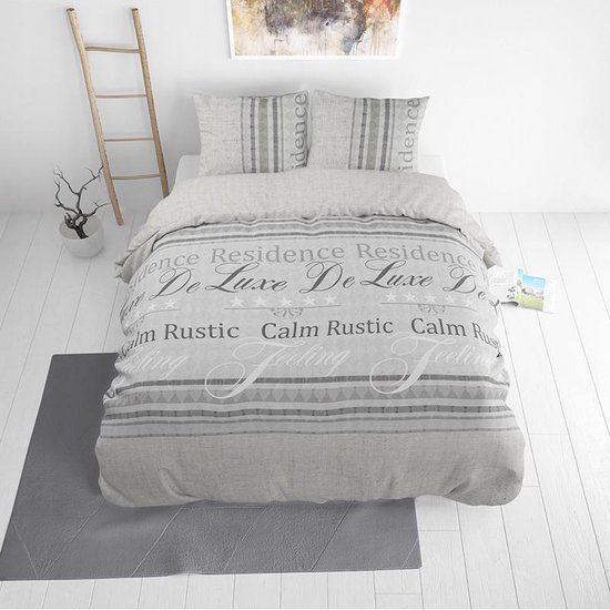 Sleeptime Recidence - Dekbedovertrekset - Tweepersoons - 200x200/220 + 2 kussenslopen 60x70 - Wit — afbeelding 5