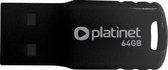 PLATINET PMFF64B USB Geheugenstick 2.0 F-Depo 64GB, waterproof,  zwart