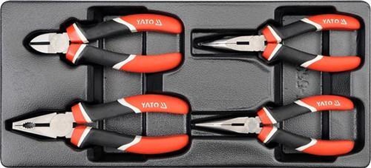 Yato YT-5534 4-delige tangen set in module