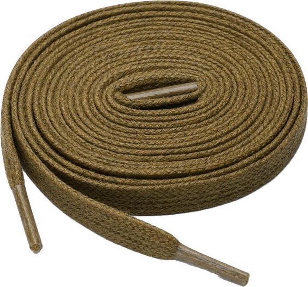 Lacetty Schoenveters Veters Sneakerveters Fat Laces Plat Bruin Veterlengte  130 cm – Breedte 10 mm - Schoenen.nl