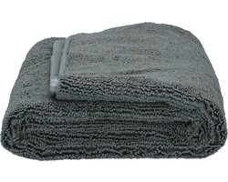 Microvezel Droogdoek - 60x90cm - Grijs - Grote Luxe Drying towel Microfiber Microfibre
