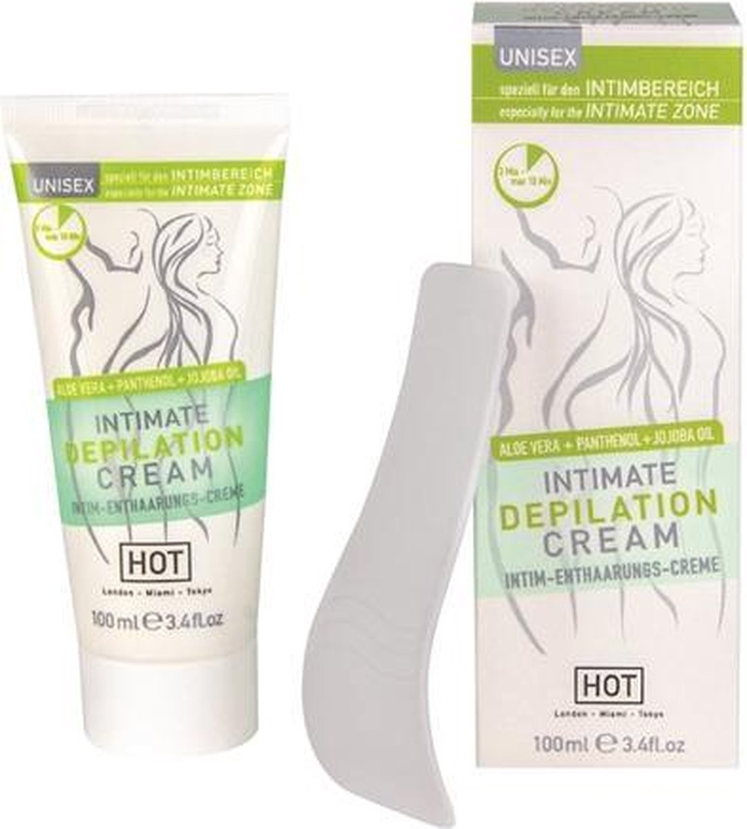 HOT Bio - HOT Intimate Depilation Cream - Ontharingscrème