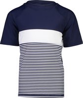 Snapper Rock - UV Zwemshirt voor jongens - korte mouwen - Navyblauw - maat 116-122cm