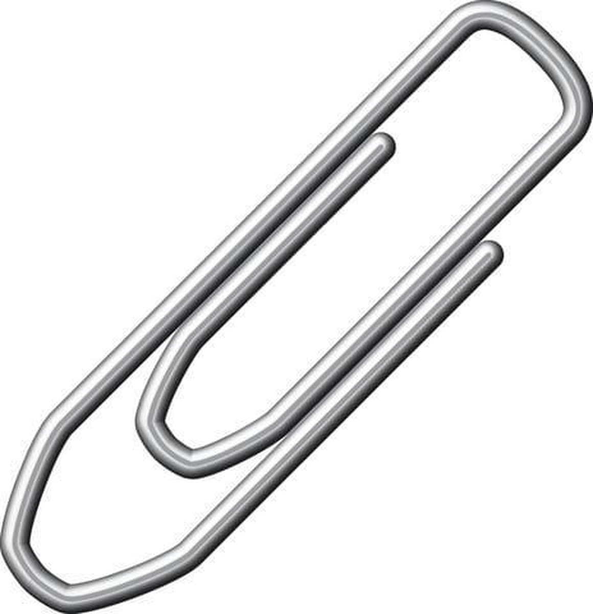 paperclips Alco 21mm hoekig doos a 100 stuks - Alco