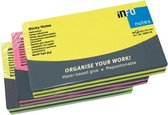 Info Notes - sticky notes - 125x75mm - 6 blok - 80 vel - assorti - IN-5855-21