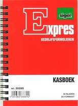 Sigel Expres Kasboek A6 Papier Rood 50 Vel