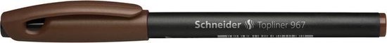 Schneider fineliner - Topliner 967 - 0,4mm - bruin - S-196707