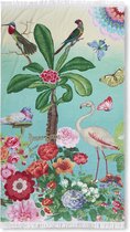 Strandlaken 100x180 velours Happiness nr.8070 mint