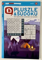 Puzzelboek Pluszle & Sudoku, 7*sterren, Uitdagend, Editie 8