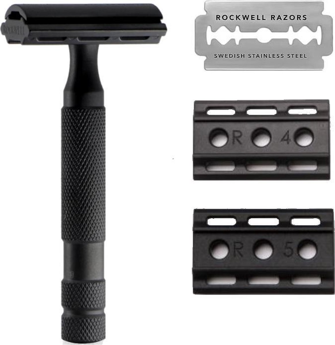 Safety Razor 6S - zwart rvs