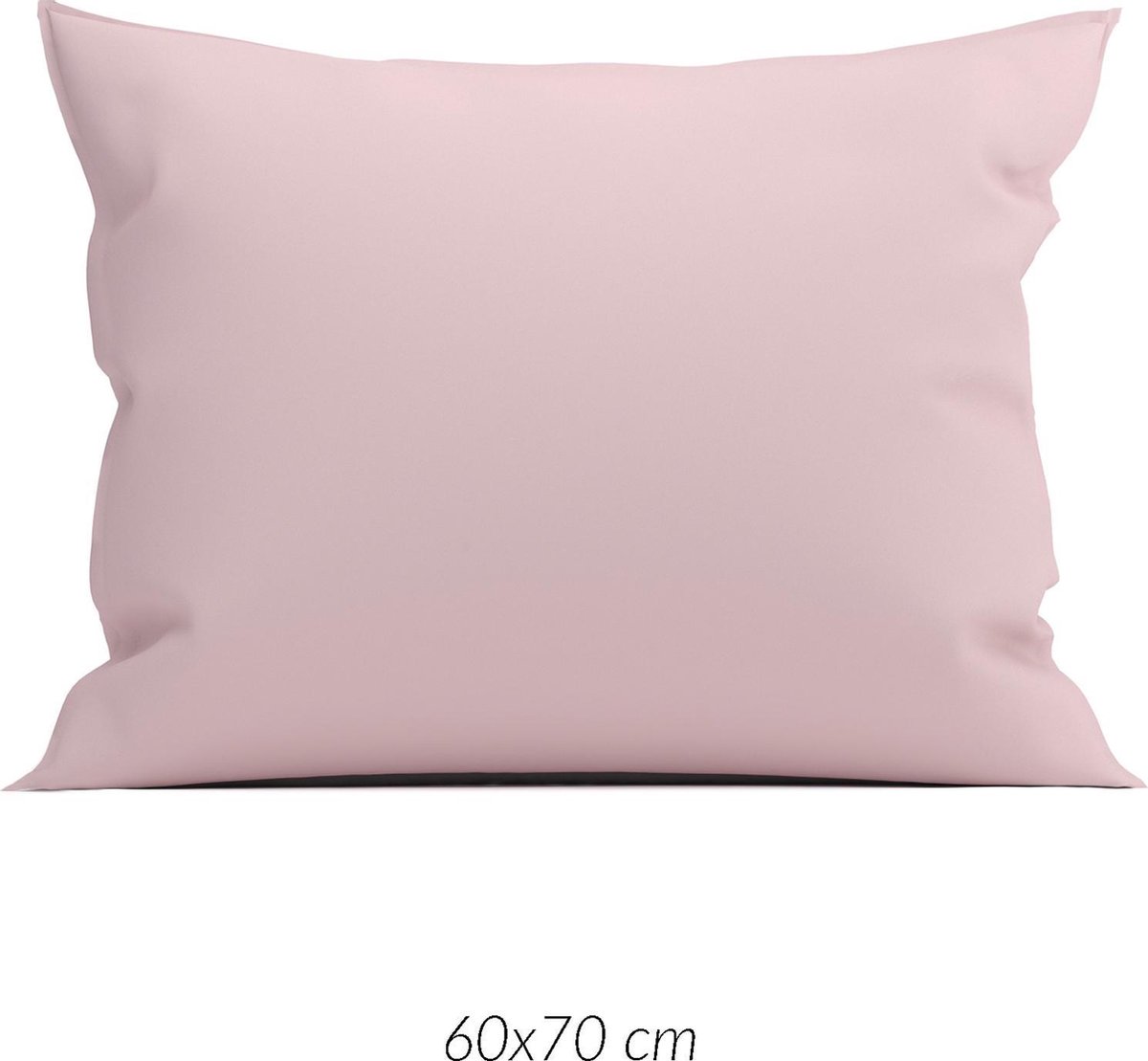 2x Premium Katoen/Satijn Kussenslopen Roze | 60x70 | Subtiel Glazend | Zacht En Luxe