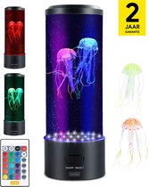 LumiMe® Jellyfish Nachtlamp – Lavalamp met Kwallen - Nachtlampje Kinderen  of... | bol.com