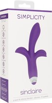 SINCLAIRE G-spot + clitoral vibrator - Purple - G-Spot Vibrators