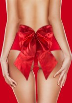 Sexy Bow Vibrating Panty - Red - Bullets & Mini Vibrators - Valentine & Love Gifts - Vibrating Underwear