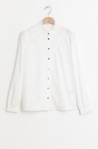 Sissy-Boy - Ecru blouse met kanten details
