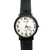 Horloge Weesky-zwart- 4 cm -Charme Bijoux