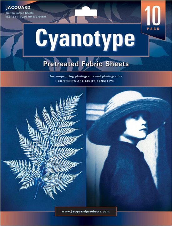 Feuilles Jacquard Cyanotype Prétraitées 10 Pièces A4
