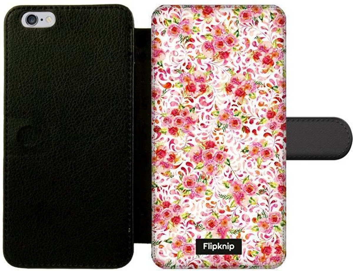 Wallet case - geschikt voor iPhone 6s Plus - Floral N°7