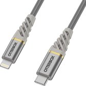 OtterBox Premium USB-C naar Lightning kabel - 1M - Zilver
